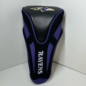 Baltimore Ravens Driver Golf Club 460cc Head cover NFL Football like new.